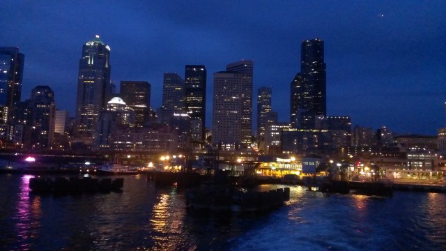 The Bremerton and Bainbridge ferries provide stunning views of downtown Seattle.