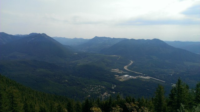 View from the top of Mt. Si near North Bend, WA.