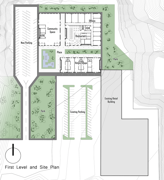 Level 1 and Site Plan reduced