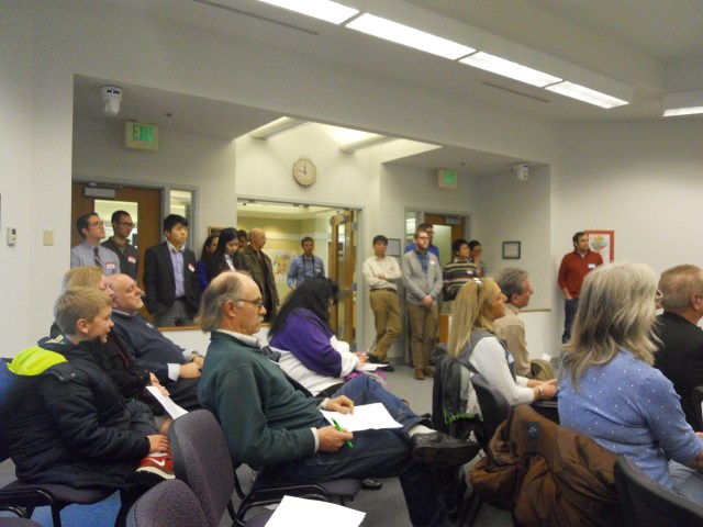 The meeting was fairly well attended.