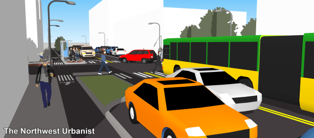 Visualization 55th St sidewalk2