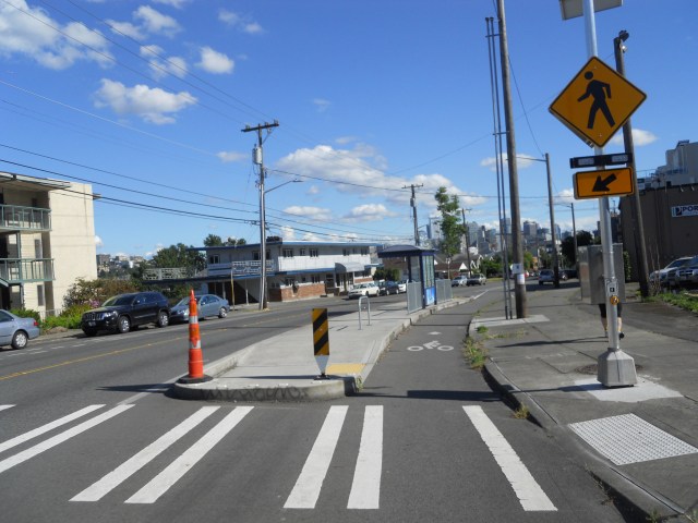 Infrastructure improvements, like curbside bike lanes, will encourage more people to bike.