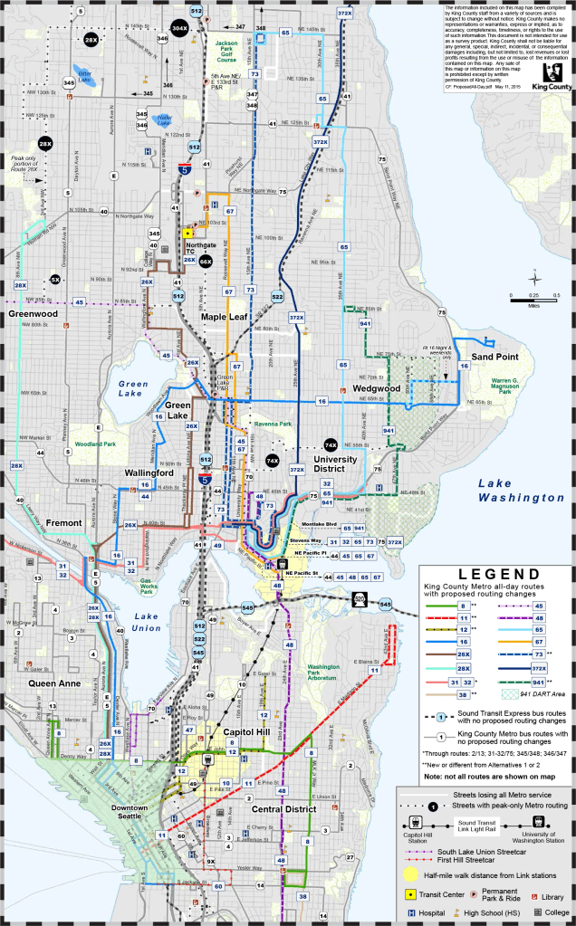 Proposed all-day routes. Click to enlarge. (King County Metro)