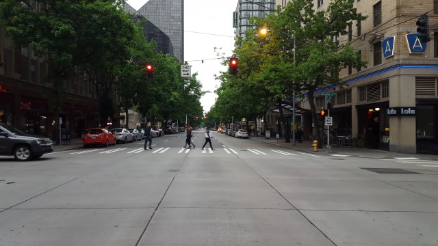 4th Avenue in Belltown. (Photo by the author)